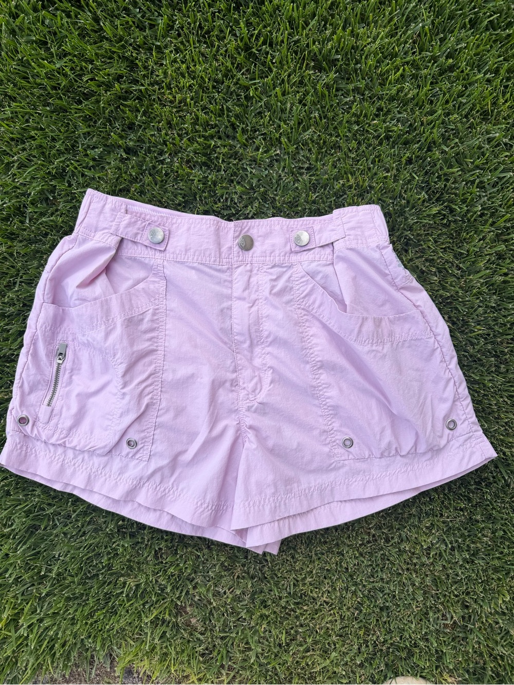 Free People Pale Lilac Shorts